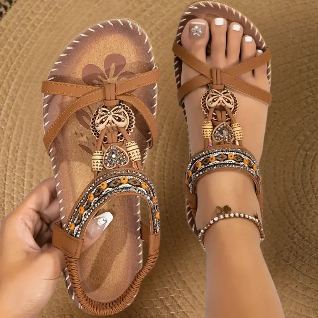 Nada – ortopediska sandaler i Ibiza-stil för komfort och elegans