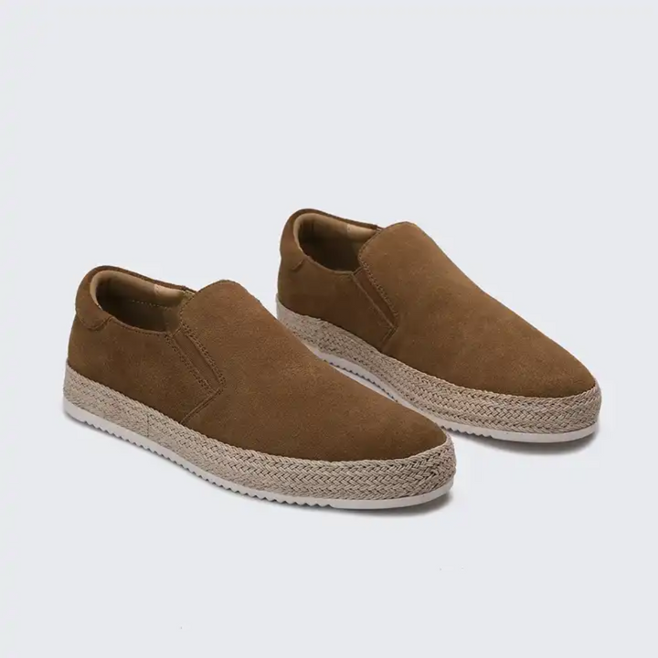 Hugo – Sommarloafers i mocka