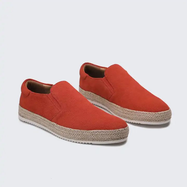 Hugo – Sommarloafers i mocka
