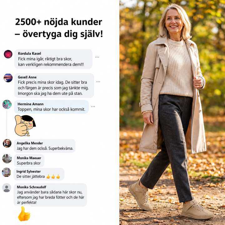 Mia – Bekväma och smärtfria ortopediska sneakers