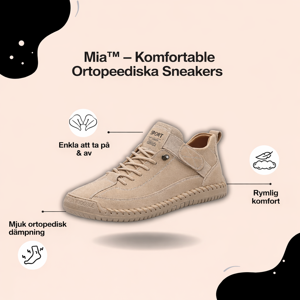 Mia – Bekväma och smärtfria ortopediska sneakers