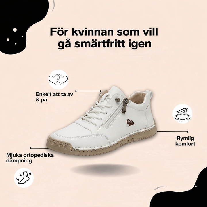 Mila – Bekväma ortopediska sneakers + dragkedja