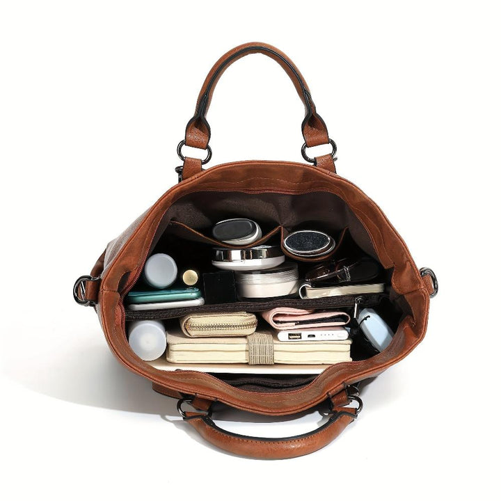 Charlotte™ – Klassisk vintage-tote med tidlös elegans