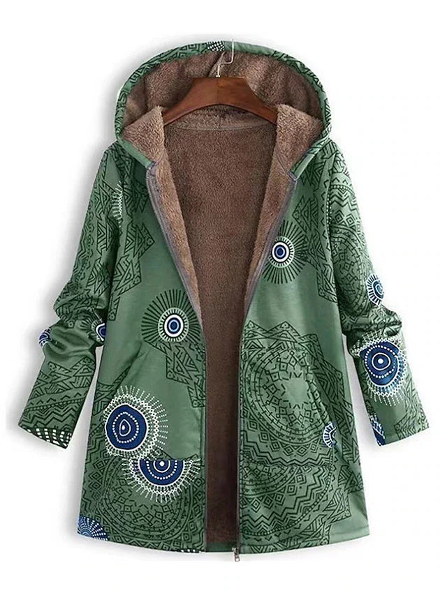 LINNEA | Varm & mjuk parka med fickor